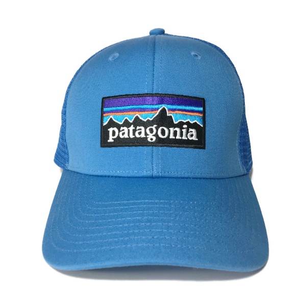 blue patagonia hat